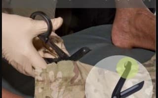 Podpořili jste záchranáře ve válce - Trauma nůžky