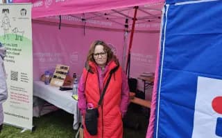 Pomohli jste Karin v jejím nejtěžším běhu