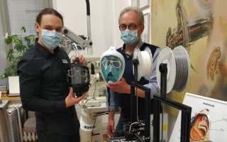 Dioptrické brýle CoVidi do ochranných masek pro zdravotníky