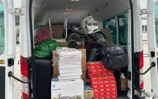 Humanitární pomoc na frontovou linii